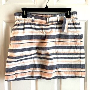 Banana Republic striped miniskirt